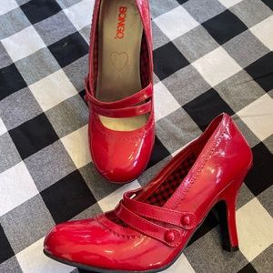Red Patent Heels 10